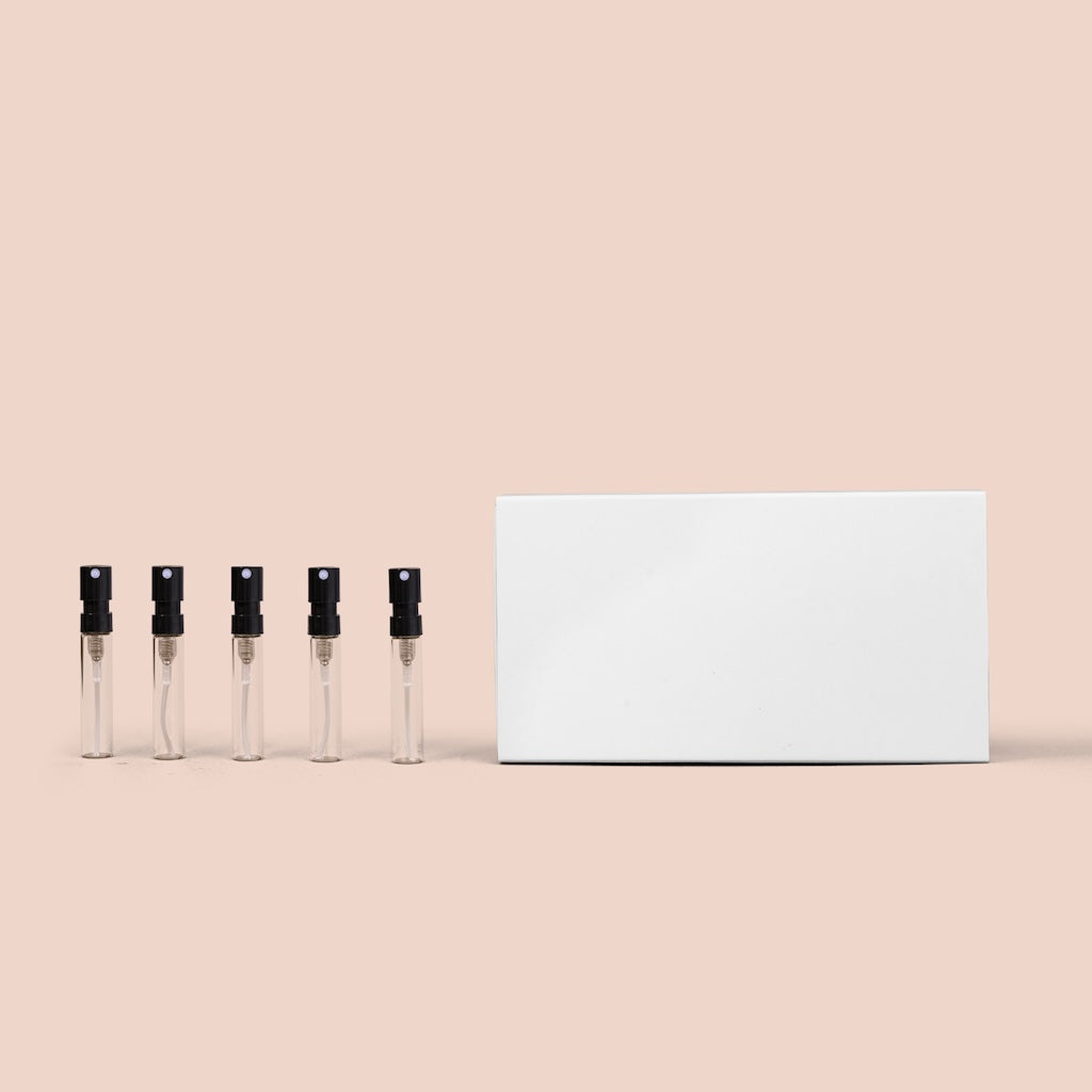 Custom Printed Discovery Box for Perfumes - Holds 5 x 2ml Tester Bottles (Only Box)
