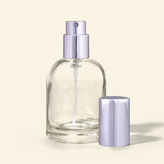 30ml Perfume Bottles - Reva + Silver Top, Perfume Bottles Wholesale - Packamor