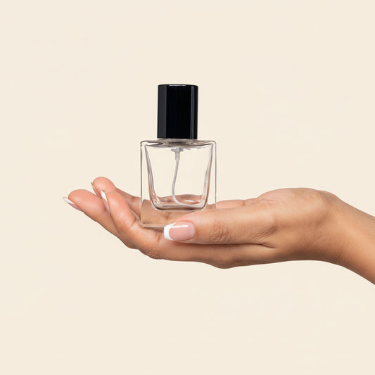 30ml Perfume Bottles - Tokyo + Black Top, Perfume Bottles Wholesale - Packamor