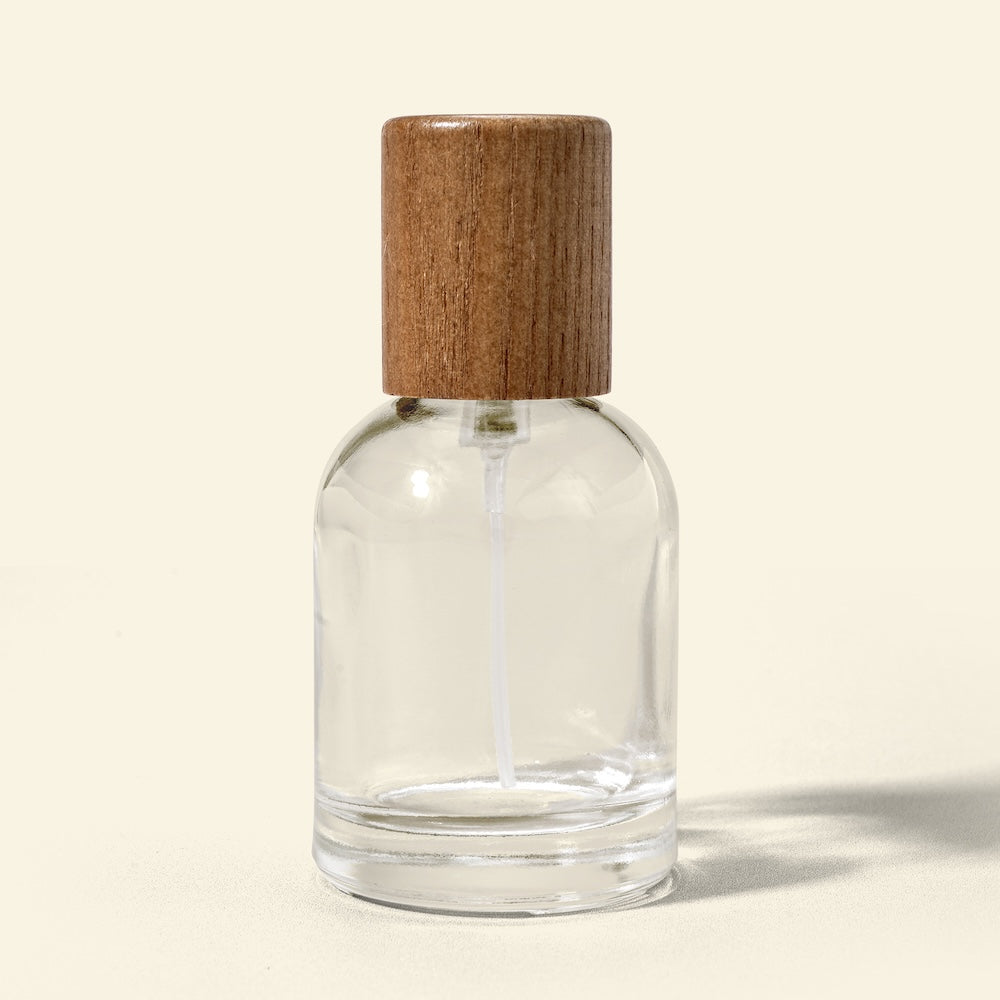 30ml Perfume Bottles - Reva + Walnut Ashwood Top, Perfume Bottles Wholesale