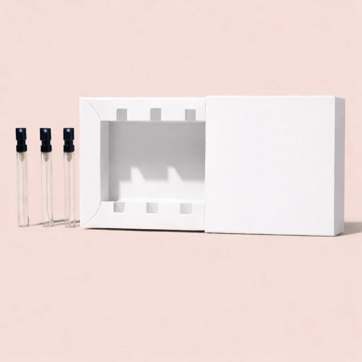 Custom Printed Discovery Box for Perfumes - Holds 3 x 5ml Tester Bottles (Only Box)