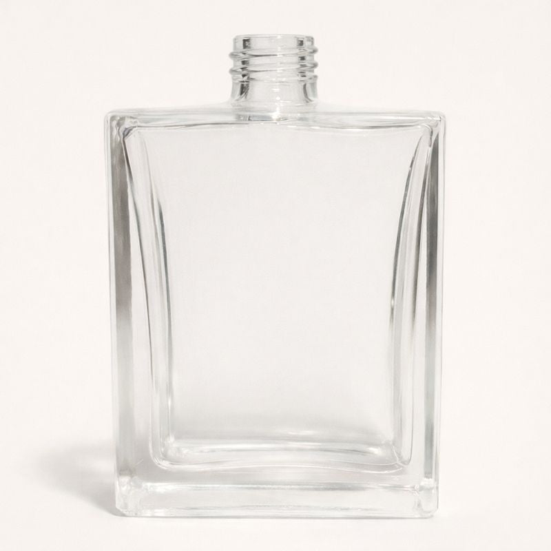 Refillable Perfume Bottles - 50ml Regula + Medium Matte Black Screw Top