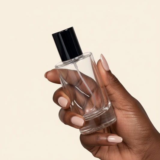 50ml Perfume Bottles Wholesale - Senso + Black Top, Bulk Glass Perfume Bottles - Packamor