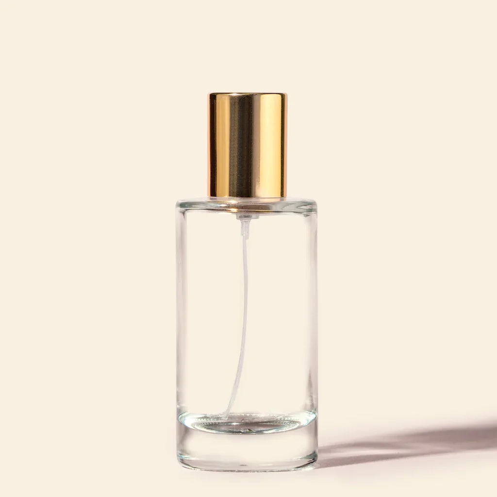 50ml Perfume Bottles Wholesale - Senso + Gold Top, Bulk Glass Perfume Bottles - Packamor