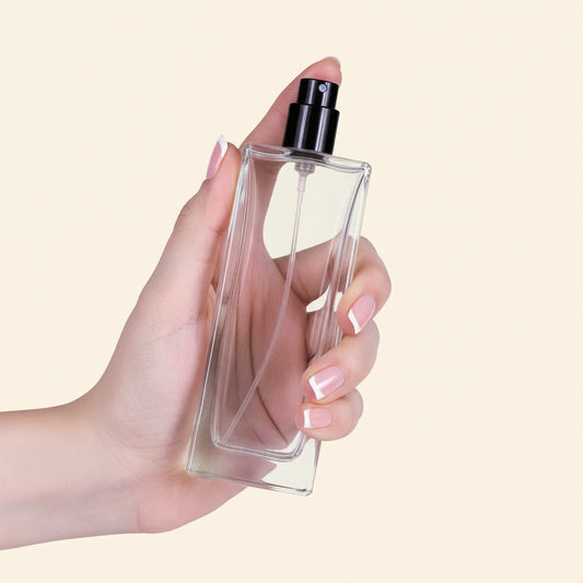 50ml Perfume Bottles Wholesale - Ulli + Black Top, Bulk Glass Perfume Bottles - Packamor