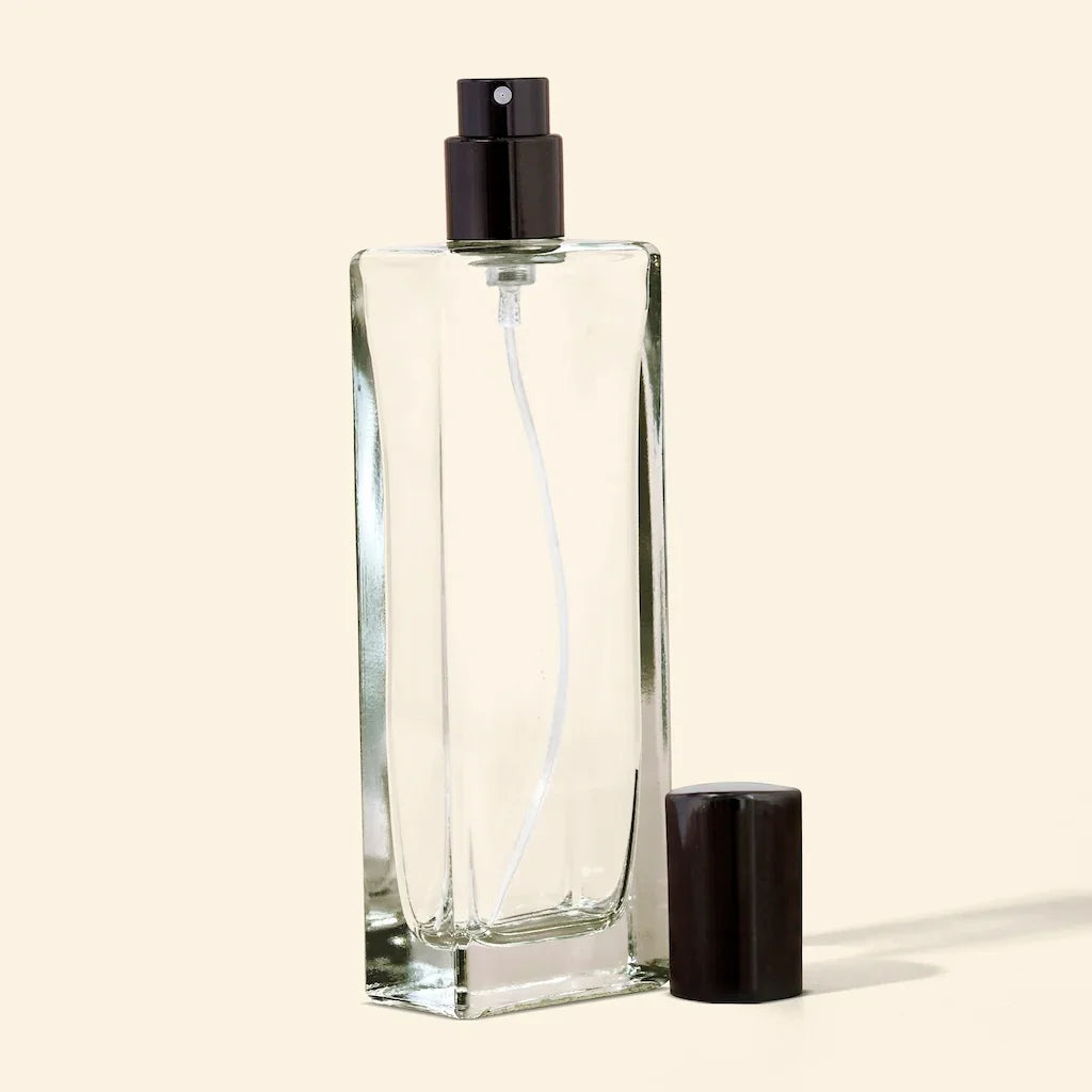 50ml Perfume Bottles Wholesale - Ulli + Black Top, Bulk Glass Perfume Bottles - Packamor