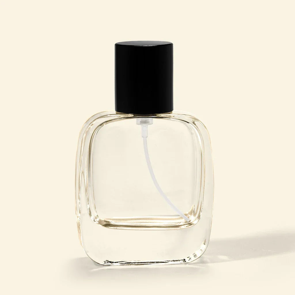 50ml Perfume Bottles Wholesale - Vertex + Black Top, Bulk Glass Perfume Bottles - Packamor