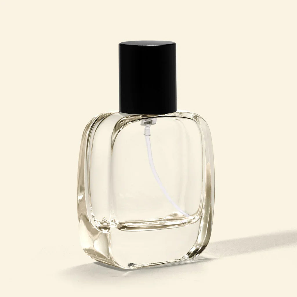 50ml Perfume Bottles Wholesale - Vertex + Black Top, Bulk Glass Perfume Bottles - Packamor