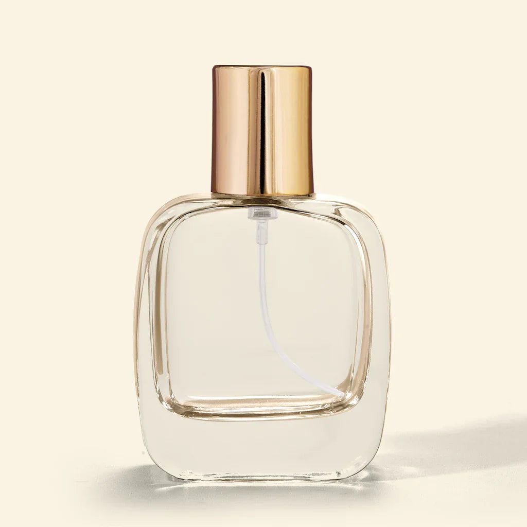 50ml Perfume Bottles Wholesale - Vertex + Gold Top, Bulk Glass Perfume Bottles - Packamor