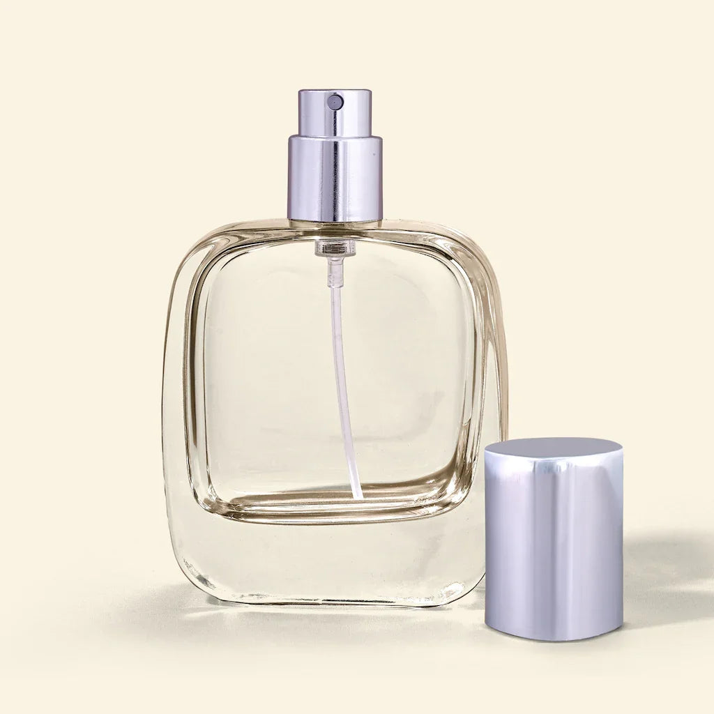 50ml Perfume Bottles Wholesale - Vertex + Silver Top, Bulk Luxury Glass Bottles - Packamor