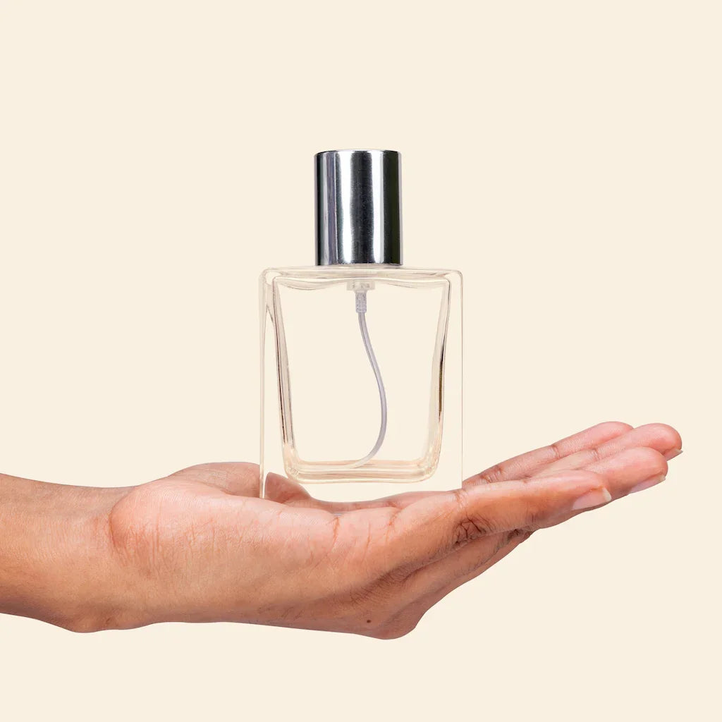 50ml Perfume Bottles Wholesale - Victor + Silver Top, Bulk Luxury Glass Bottles - Packamor