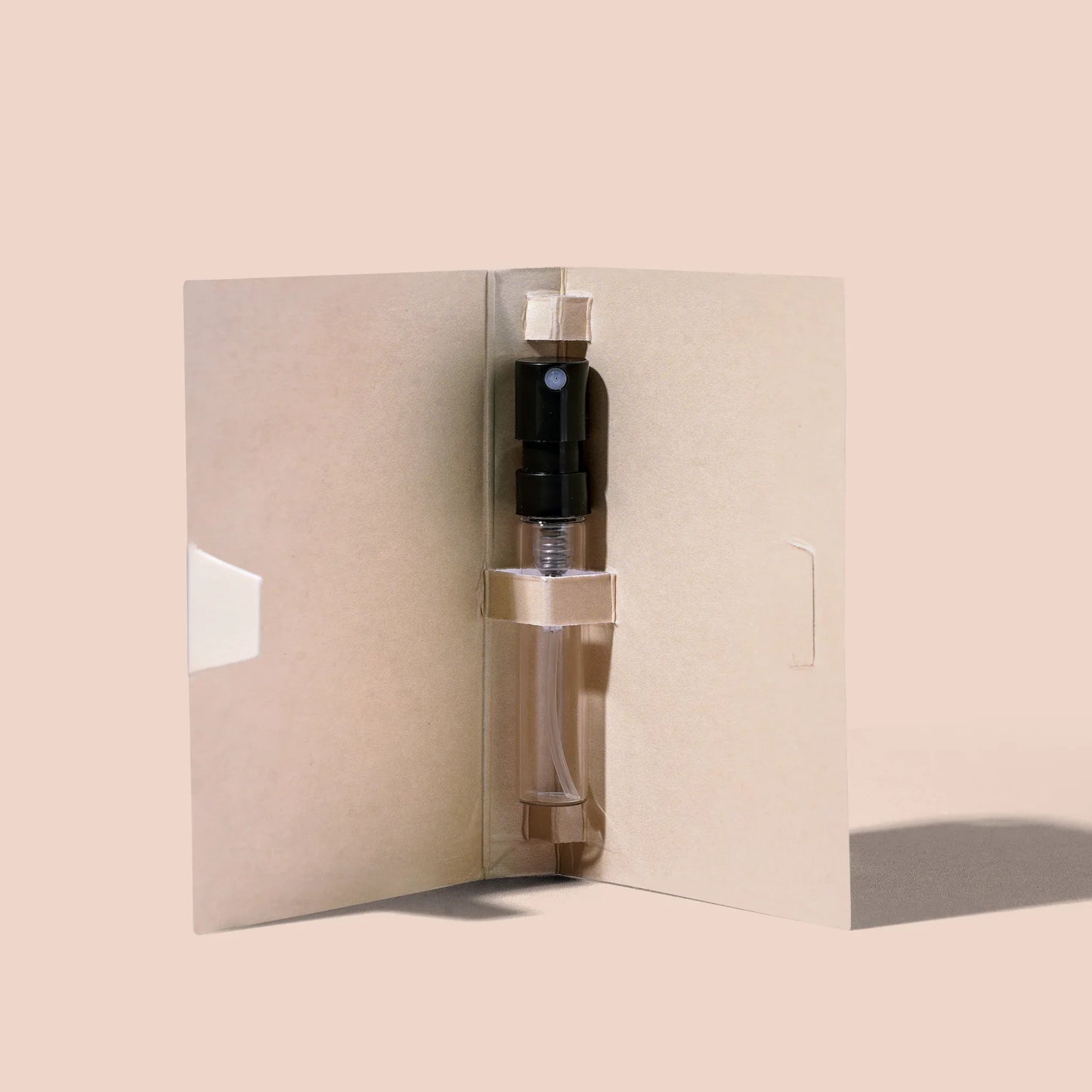 Card Holders for 2ml Spray Bottle - White and Custom Options Available - Holder Only - Packamor