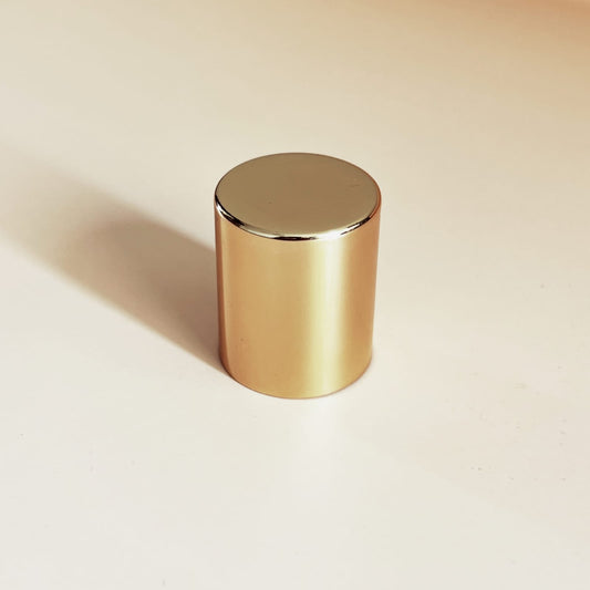 Perfume Tops - Gold - Wholesale Glossy Gold Perfume Cap Medium, Alumen FEA 15