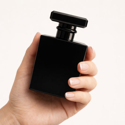 Perfume Bottles Wholesale - Black 50ml Victor + Black T Cap