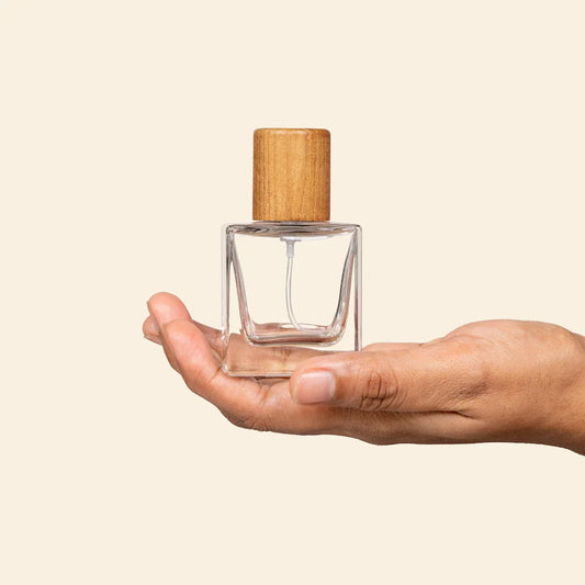 Perfume Bottles Wholesale - 30ml Tokyo + Walnut Wood Top - Packamor