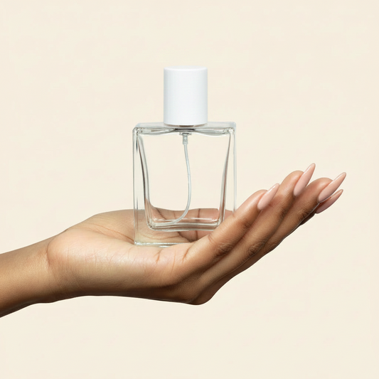 Perfume Bottles Wholesale - 50ml Victor + Black Top, Bulk Glass Perfume Bottles - Packamor