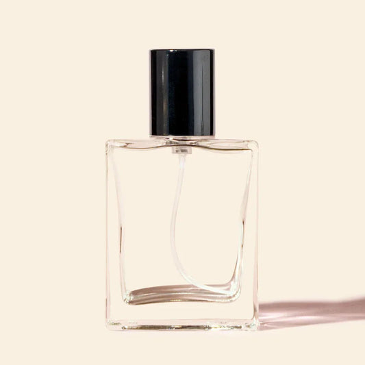 Perfume Bottles Wholesale - 50ml Victor + Black Top, Bulk Glass Perfume Bottles - Packamor