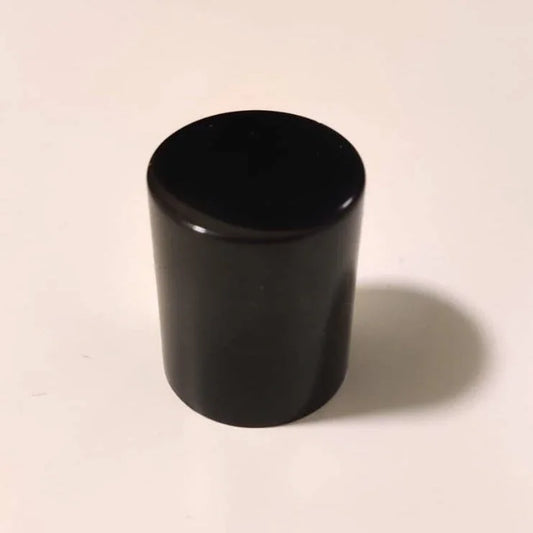 Perfume Tops - Black - Wholesale Glossy Black Perfume Cap Medium, Alumen FEA 15