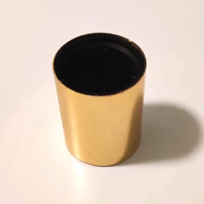 Perfume Tops - Gold - Wholesale Glossy Gold Perfume Cap Medium, Alumen FEA 15 - Packamor