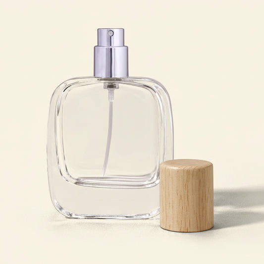 50ml Perfume Bottles Wholesale - Vertex + Natural Ashwood Top