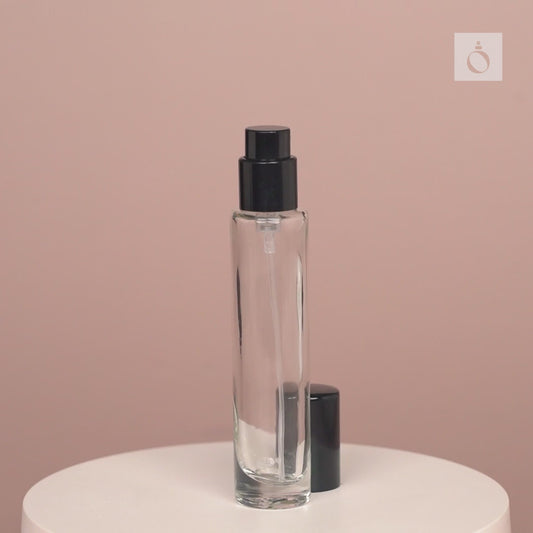 Perfume Bottles Wholesale - 15ml Wim + Black Top, Bulk Glass Perfume Bottles - Packamor