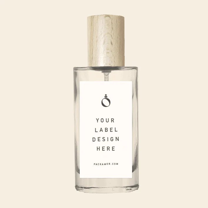 Perfume Bottle with Wooden Caps - Packamor