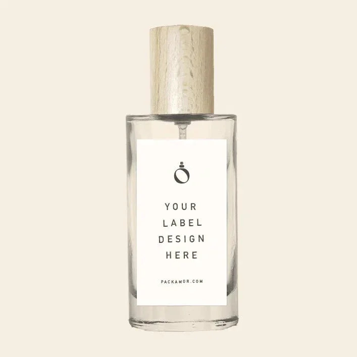 Perfume Bottle with Wooden Caps - Packamor