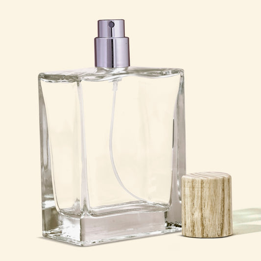 100ml Perfume Bottles Wholesale - Victor + Natural Finish Ashwood Top, Bulk Perfume Bottles USA
