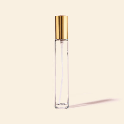 10ml Mini Perfume Bottles Wholesale - Round Tall Bottle + Gold Top