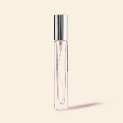 10ml Mini Perfume Bottles Wholesale - Square Tall Bottle + Silver Top
