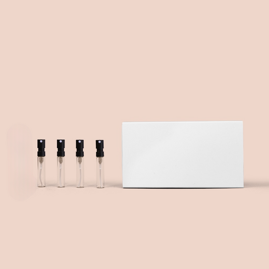 Custom Printed Discovery Box for Perfumes - Holds 4 x 2ml Tester Bottles (Only Box)