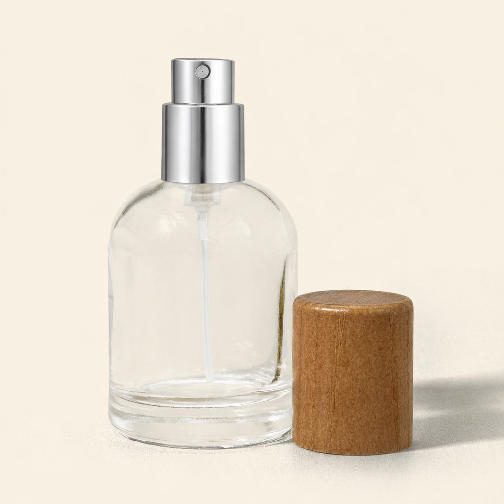 30ml Perfume Bottles - Reva + Walnut Ashwood Top, Perfume Bottles Wholesale