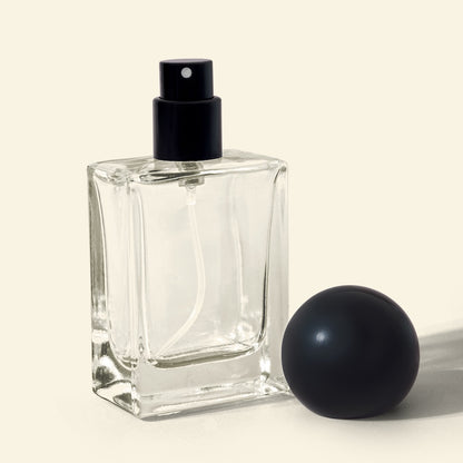 Perfume Bottles Wholesale - 30ml Victor + Black Spherical/Round  Top