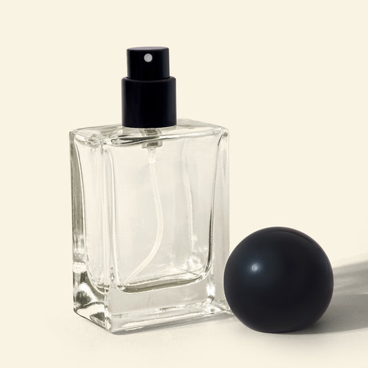Perfume Bottles Wholesale - 30ml Victor + Black Spherical/Round  Top