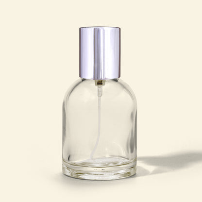 50ml Perfume Bottles - Reva + Silver Top, Perfume Bottles Wholesale - Packamor