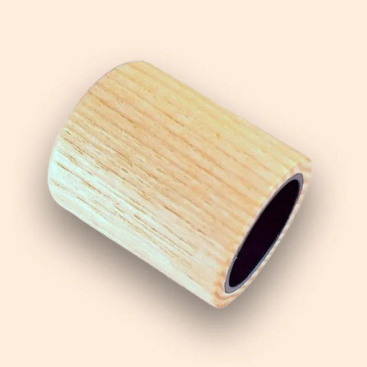 50ml Perfume Bottles Wholesale - Cube + Bold Beech Wood Top, Custom Fragrance Bottles - Packamor