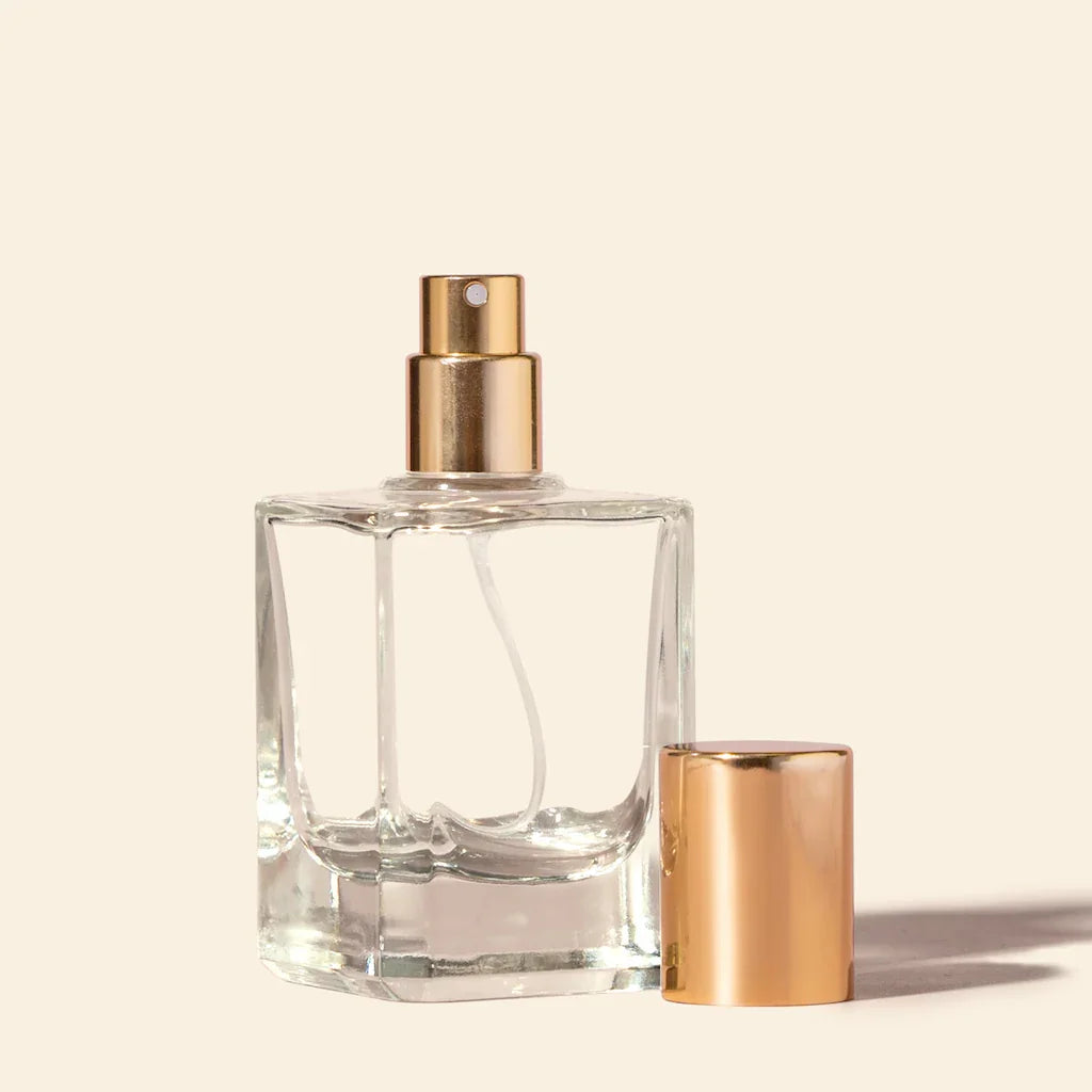 50ml Perfume Bottles Wholesale - Micron + Gold Top, Bulk Glass Perfume Bottles - Packamor