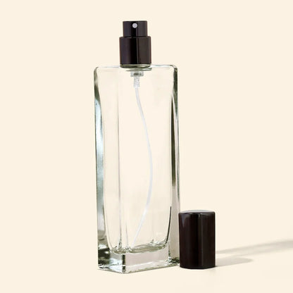 50ml Perfume Bottles Wholesale - Ulli + Black Top, Bulk Glass Perfume Bottles - Packamor