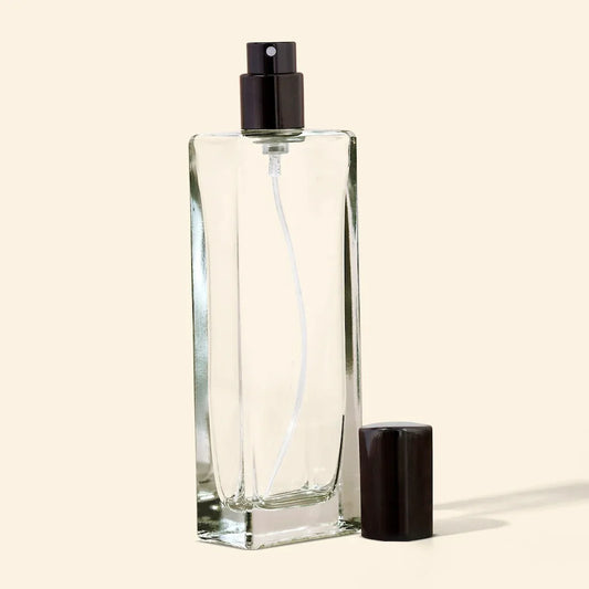 50ml Perfume Bottles Wholesale - Ulli + Black Top, Bulk Glass Perfume Bottles - Packamor