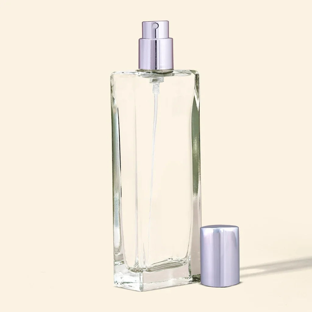 50ml Perfume Bottles Wholesale - Ulli + Silver Top, Custom Fragrance Bottles in Bulk - Packamor