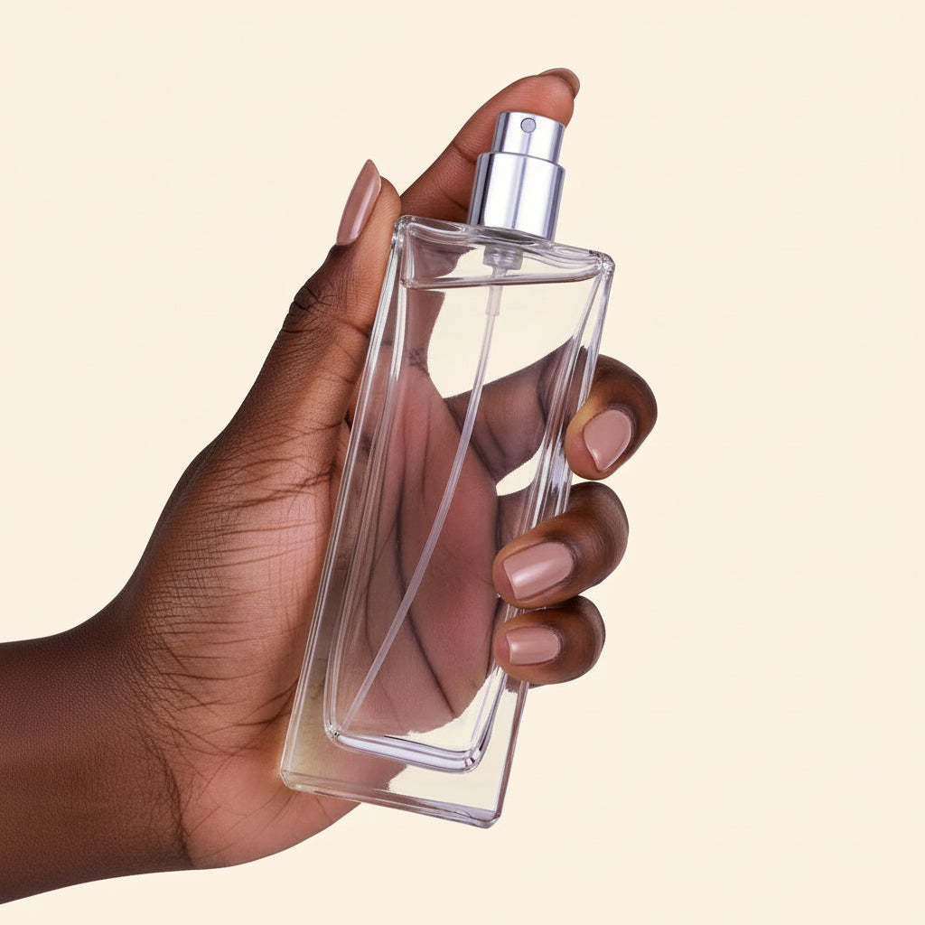 50ml Perfume Bottles Wholesale - Ulli + Silver Top, Custom Fragrance Bottles in Bulk - Packamor