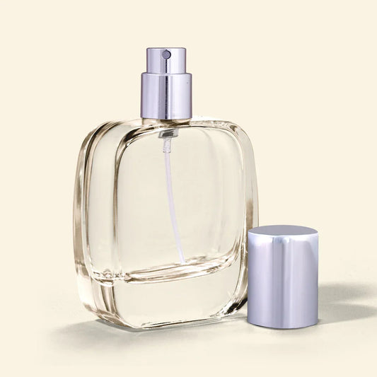 50ml Perfume Bottles Wholesale - Vertex + Silver Top, Bulk Luxury Glass Bottles - Packamor