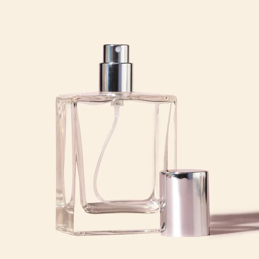 50ml Perfume Bottles Wholesale - Victor + Silver Top, Bulk Luxury Glass Bottles - Packamor