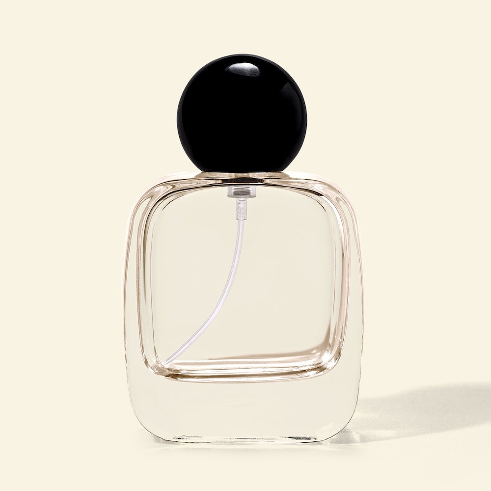 50ml Perfume Bottles Wholesale - Vertex + Black Spherical/Round Top