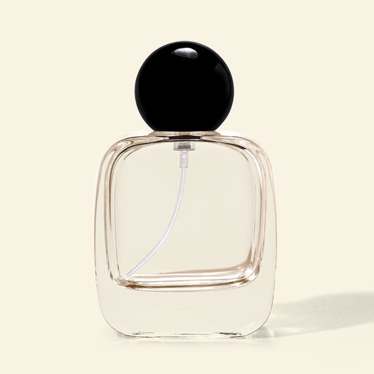 50ml Perfume Bottles Wholesale - Vertex + Black Spherical/Round Top