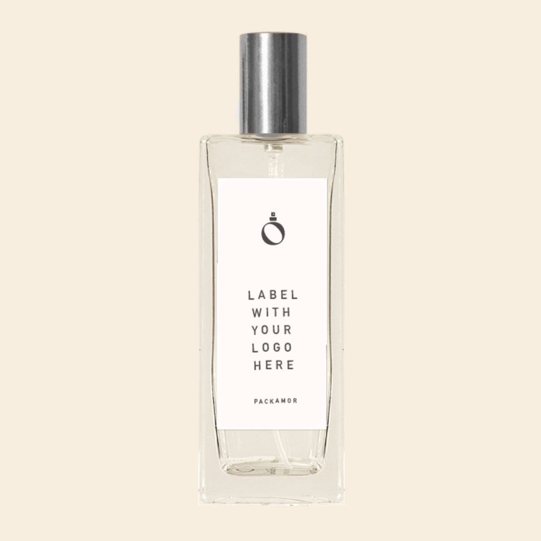 50ml Perfume Bottles Wholesale - Ulli + Silver Top, Custom Fragrance Bottles in Bulk