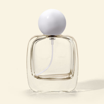 50ml Perfume Bottles Wholesale - Vertex + White Spherical/Round Top