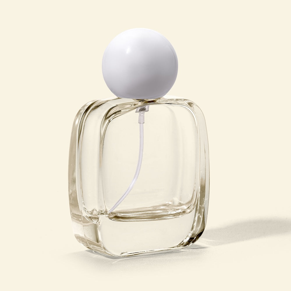 50ml Perfume Bottles Wholesale - Vertex + White Spherical/Round Top