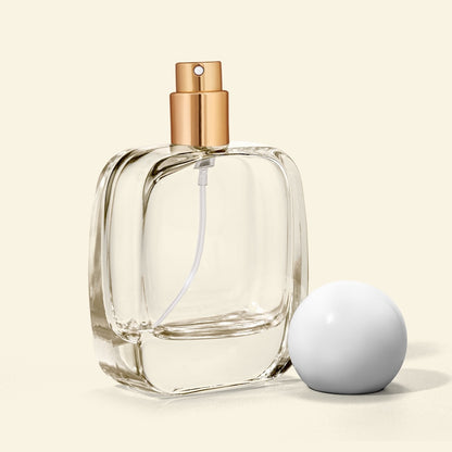 50ml Perfume Bottles Wholesale - Vertex + White Spherical/Round Top