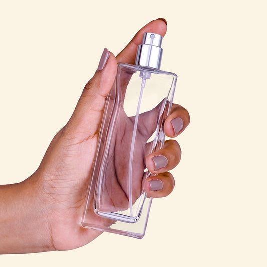 50ml Perfume Bottles Wholesale - Ulli + Silver Top, Custom Fragrance Bottles in Bulk